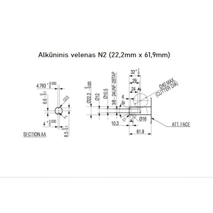 Honda GCV200 N2EW 22,2 x 61,9mm 3 Honda GCV200 N2EW 22,2 x 61,9mm 3