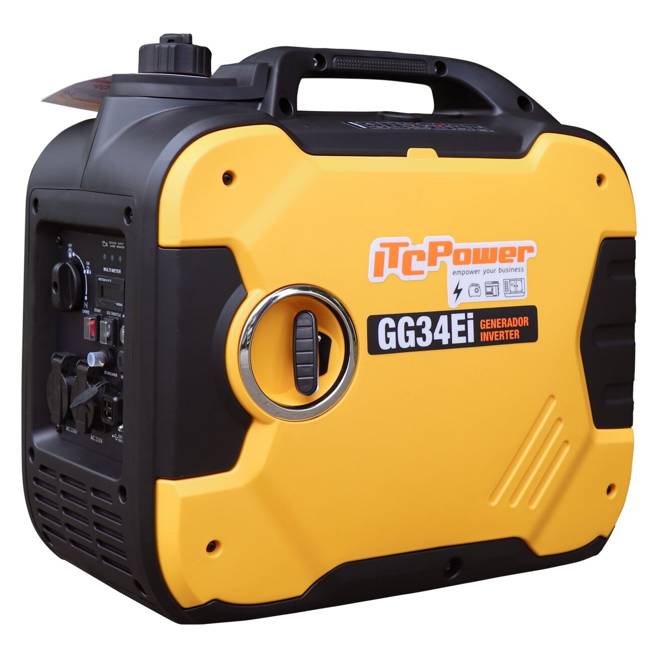 ITCPower GG34Ei inverterinis generatorius su el. starteriu – 3,4 kW, 230V 1 ITCPower GG34Ei inverterinis generatorius su el. starteriu – 3,4 kW, 230V 1