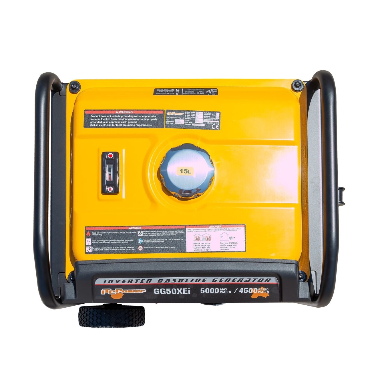 ITCPower GG50XEi inverterinis generatorius su el. starteriu – 5,0 kW, 230V 5
