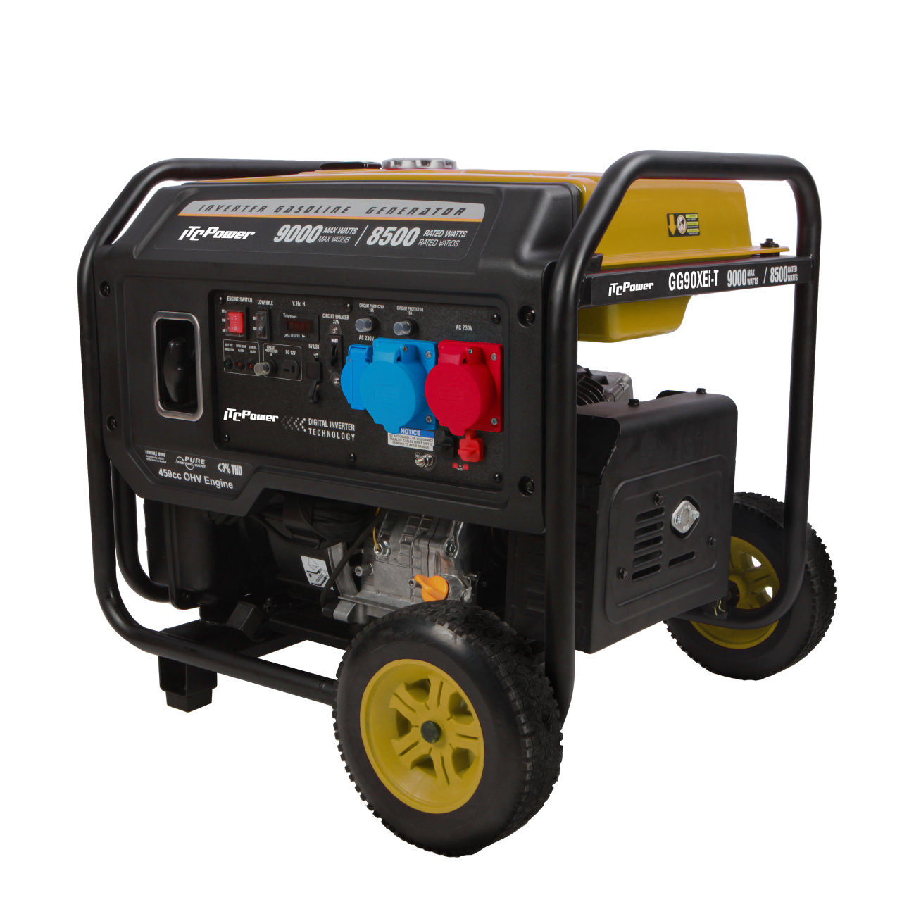 ITCPower GG90XEi-T trifazis inverterinis generatorius su el. starteriu ir ATS – 9,0 kW, 400/230V 2 ITCPower GG90XEi-T trifazis inverterinis generatorius su el. starteriu ir ATS – 9,0 kW, 400/230V 2