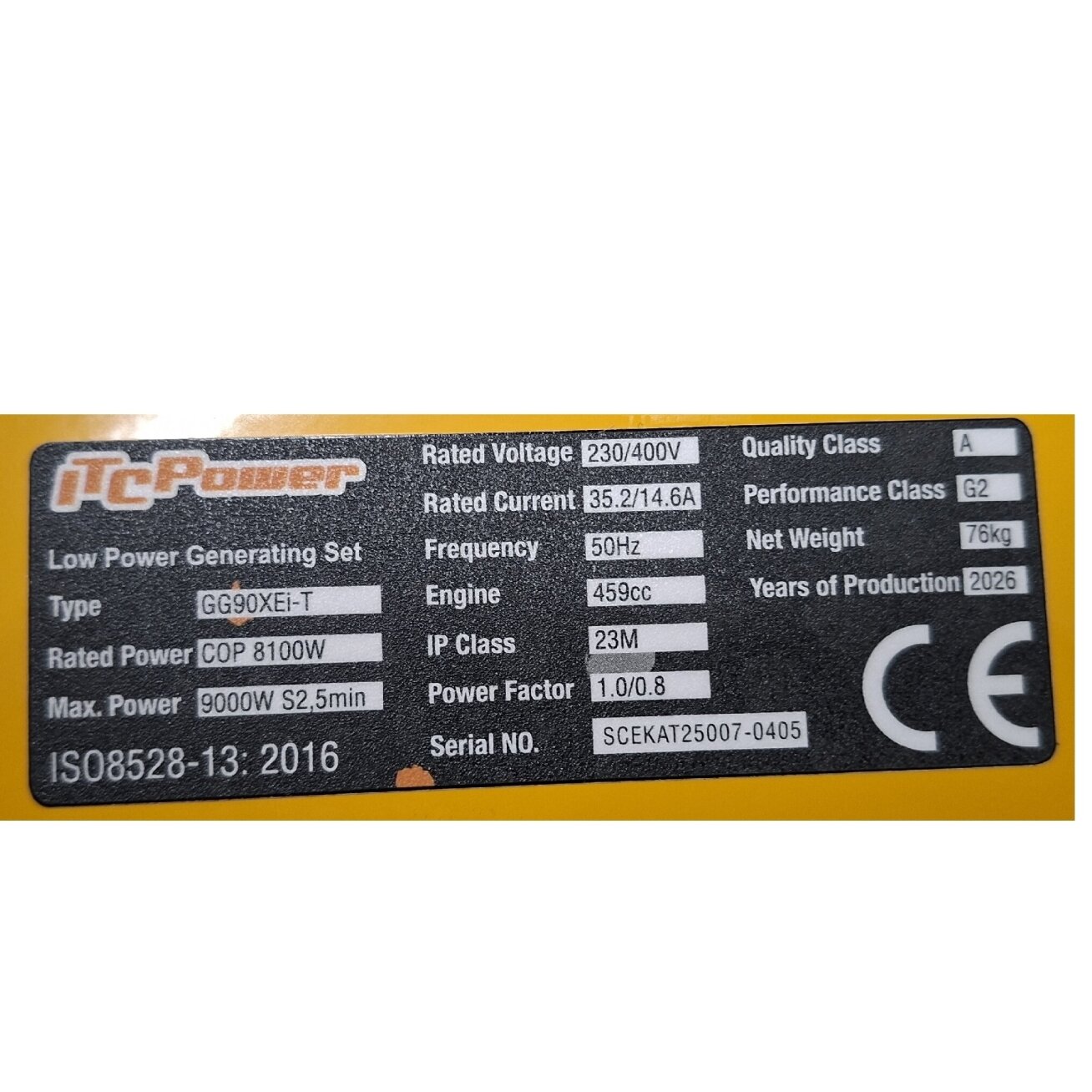 ITCPower GG90XEi-T trifazis inverterinis generatorius su el. starteriu ir ATS – 9,0 kW, 400/230V 5 ITCPower GG90XEi-T trifazis inverterinis generatorius su el. starteriu ir ATS – 9,0 kW, 400/230V 5