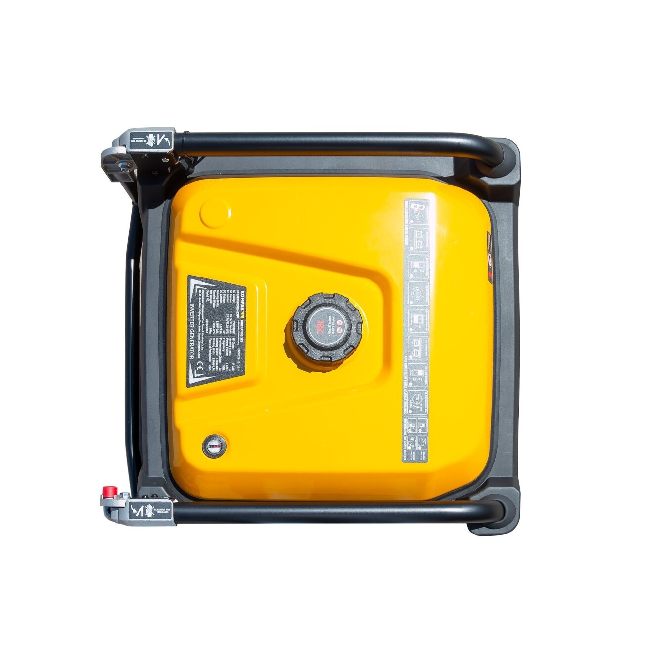 Kompak KGG90Ei-DF dvikuris trifazis inverterinis generatorius su ATS – 8,9 kW, 400/230V, benzinas / dujos 10