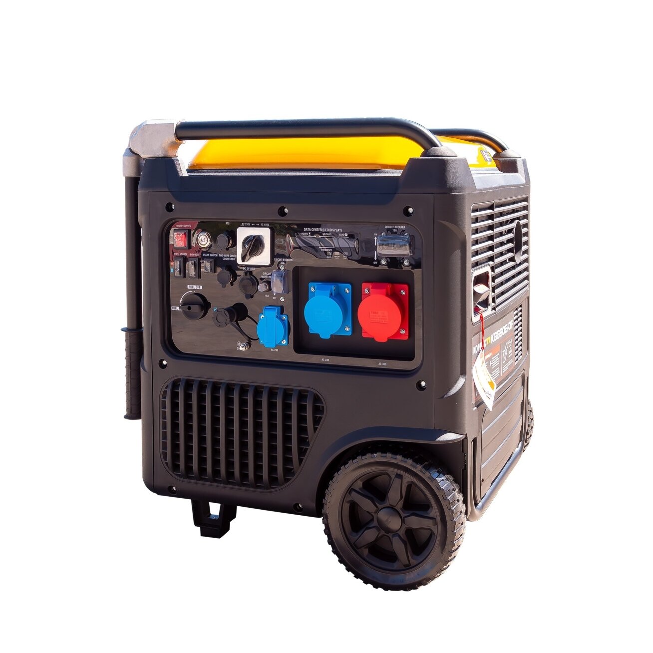 Kompak KGG90Ei-DF dvikuris trifazis inverterinis generatorius su ATS – 8,9 kW, 400/230V, benzinas / dujos 3 Kompak KGG90Ei-DF dvikuris trifazis inverterinis generatorius su ATS – 8,9 kW, 400/230V, benzinas / dujos 3