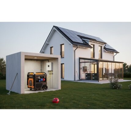 Kompak KGG90Ei-DF dvikuris trifazis inverterinis generatorius su ATS – 8,9 kW, 400/230V, benzinas / dujos 14