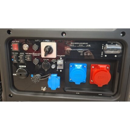 Kompak KGG90Ei-DF dvikuris trifazis inverterinis generatorius su ATS – 8,9 kW, 400/230V, benzinas / dujos 1 Kompak KGG90Ei-DF dvikuris trifazis inverterinis generatorius su ATS – 8,9 kW, 400/230V, benzinas / dujos 1
