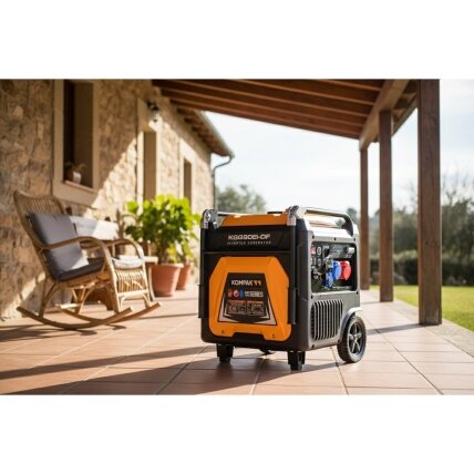 Kompak KGG90Ei-DF dvikuris trifazis inverterinis generatorius su ATS – 8,9 kW, 400/230V, benzinas / dujos 16
